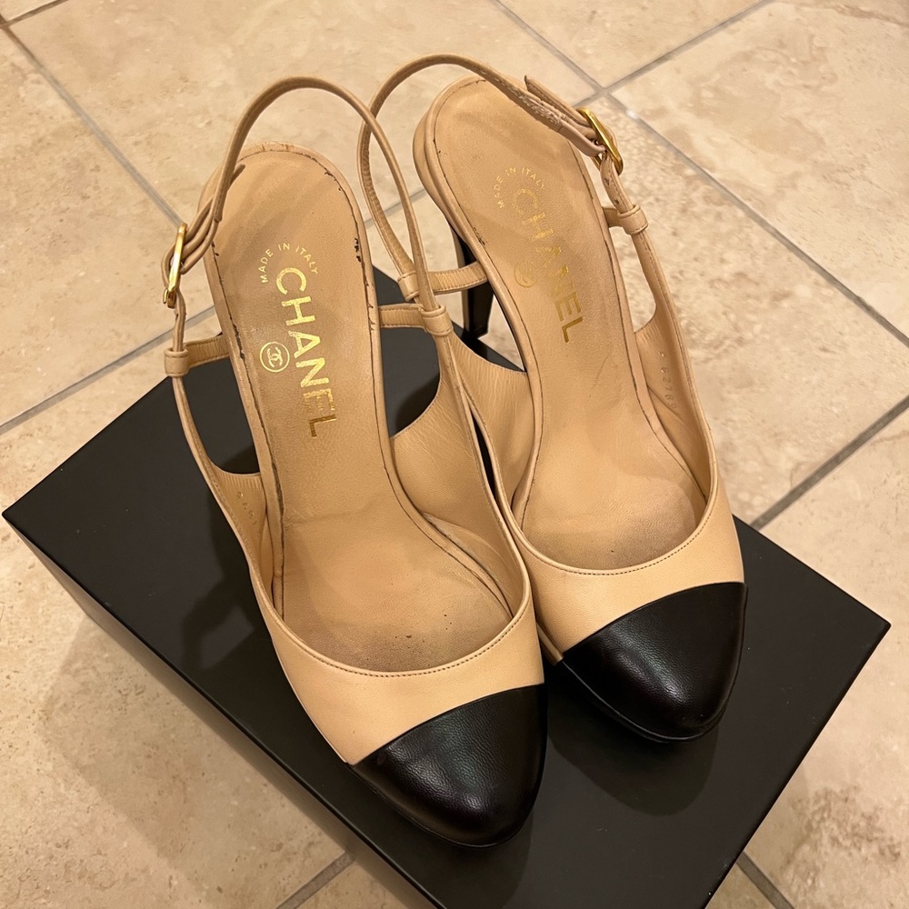 Chanel Slingback Pumps